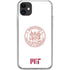 Massachusetts Institute of Technology MIT White Logo iPhone 11 Clear Case