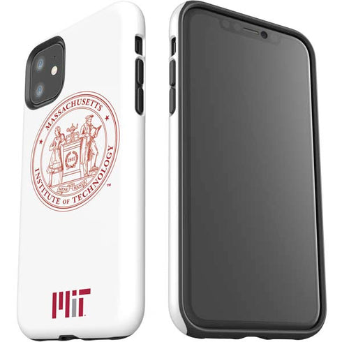 Massachusetts Institute of Technology MIT White Logo iPhone 11 Impact Case