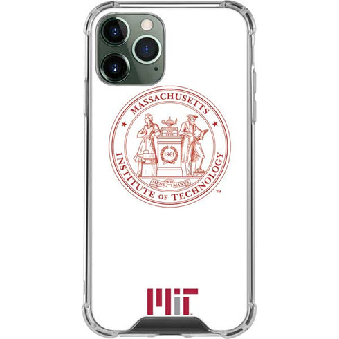 Massachusetts Institute of Technology MIT White Logo iPhone 11 Pro Max Clear Case