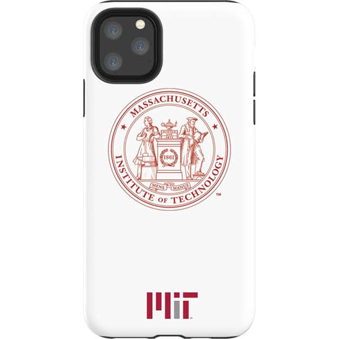 Massachusetts Institute of Technology MIT White Logo iPhone 11 Pro Max Impact Case