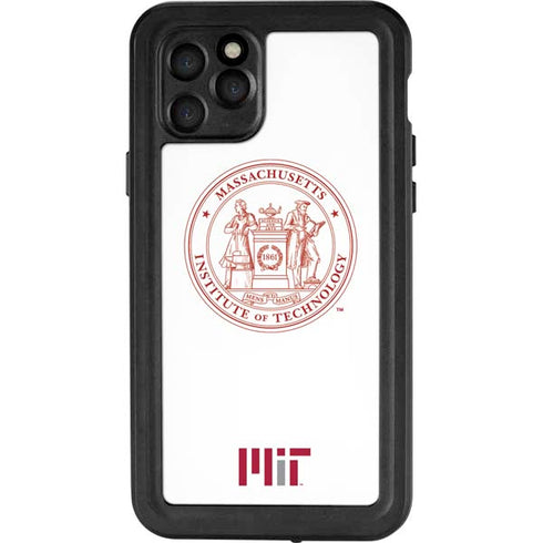 Massachusetts Institute of Technology MIT White Logo iPhone 11 Pro Waterproof Case