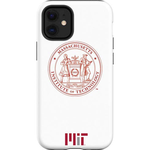 Massachusetts Institute of Technology MIT White Logo iPhone 12 Mini Impact Case