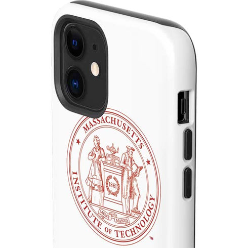 Massachusetts Institute of Technology MIT White Logo iPhone 12 Mini Impact Case