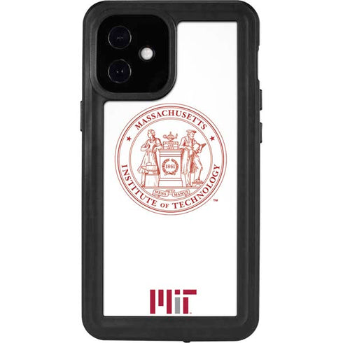 Massachusetts Institute of Technology MIT White Logo iPhone 12 Mini Waterproof Case