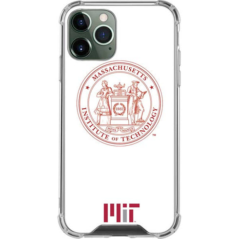 Massachusetts Institute of Technology MIT White Logo iPhone 12 Pro Max Clear Case