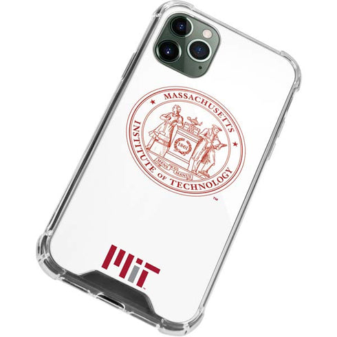 Massachusetts Institute of Technology MIT White Logo iPhone 12 Pro Max Clear Case