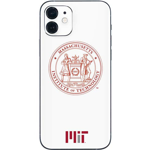 Massachusetts Institute of Technology MIT White Logo iPhone 12 Skin
