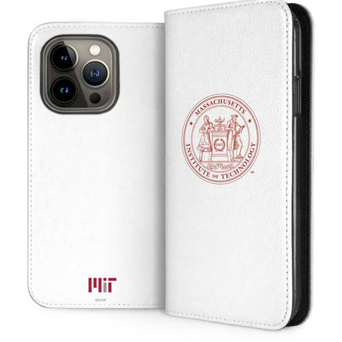Massachusetts Institute of Technology MIT White Logo iPhone 13 Pro Folio Case