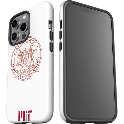 Massachusetts Institute of Technology MIT White Logo iPhone 13 Pro Impact Case