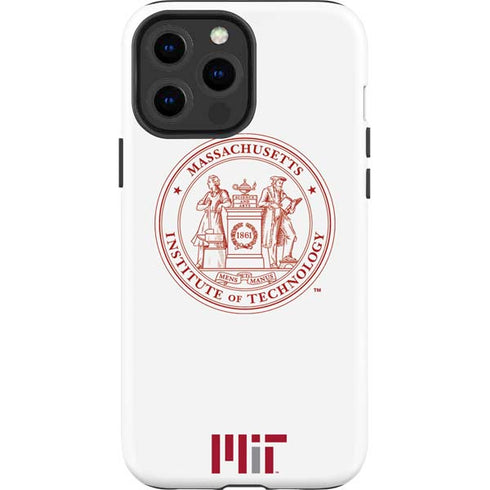 Massachusetts Institute of Technology MIT White Logo iPhone 13 Pro Max Impact Case