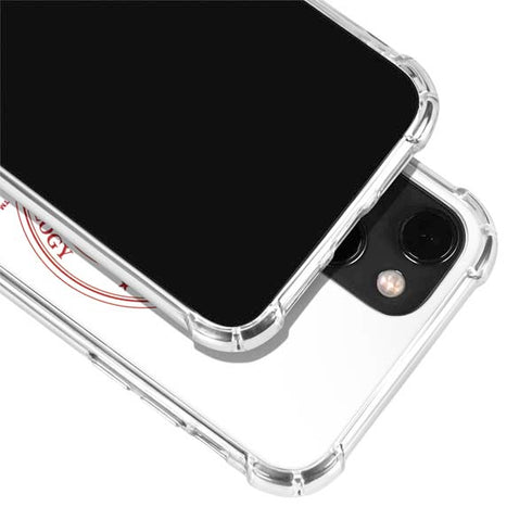 Massachusetts Institute of Technology MIT White Logo iPhone 14 Plus Clear Case