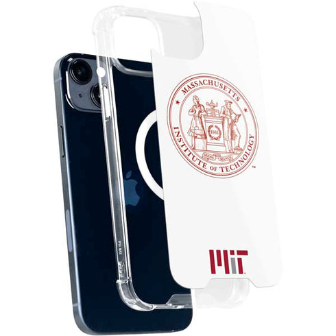 Massachusetts Institute of Technology MIT White Logo iPhone 15 Plus MagSafe Case