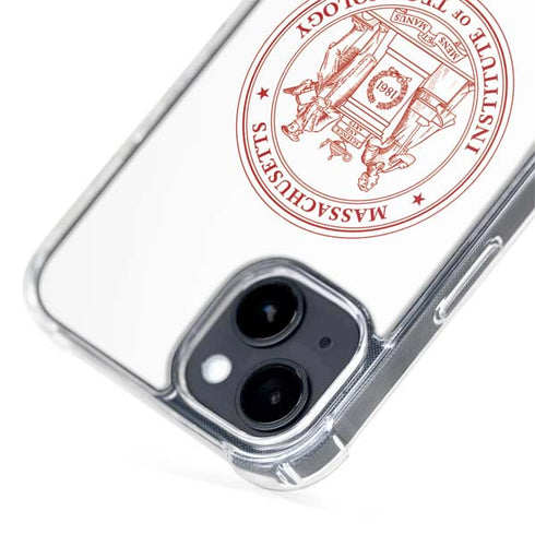 Massachusetts Institute of Technology MIT White Logo iPhone 15 Plus MagSafe Case