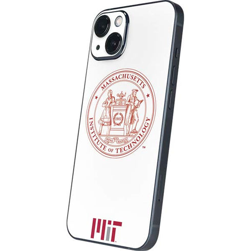 Massachusetts Institute of Technology MIT White Logo iPhone 15 Plus Skin