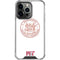Massachusetts Institute of Technology MIT White Logo iPhone 14 Pro Clear Case