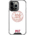 Massachusetts Institute of Technology MIT White Logo iPhone 14 Pro Clear Case