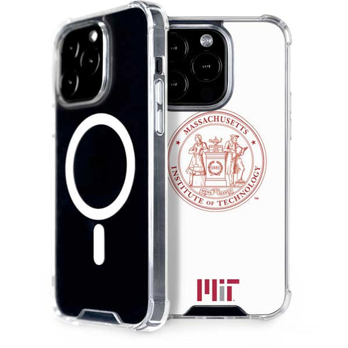 Massachusetts Institute of Technology MIT White Logo iPhone 15 Pro MagSafe Case