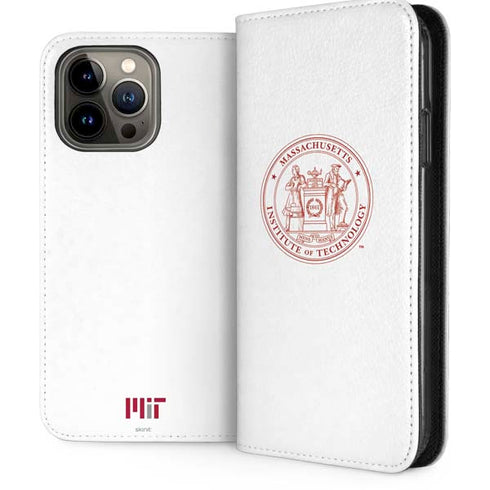 Massachusetts Institute of Technology MIT White Logo iPhone 15 Pro Max Folio Case
