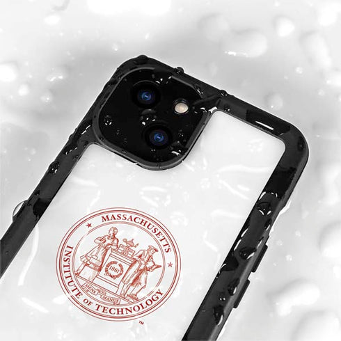 Massachusetts Institute of Technology MIT White Logo iPhone 15 Waterproof Case