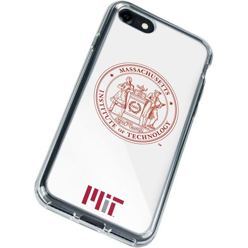 Massachusetts Institute of Technology MIT White Logo iPhone SE (2nd & 3rd Gen) Clear Case