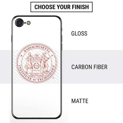Massachusetts Institute of Technology MIT White Logo iPhone SE (2nd & 3rd Gen) Skin