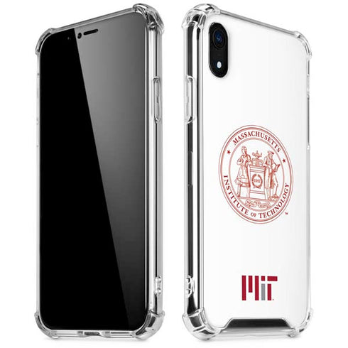 Massachusetts Institute of Technology MIT White Logo iPhone XR Clear Case