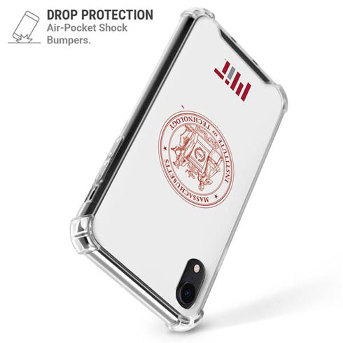 Massachusetts Institute of Technology MIT White Logo iPhone XR Clear Case