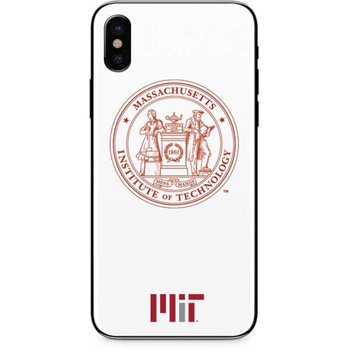 Massachusetts Institute of Technology MIT White Logo iPhone XS Max Skin