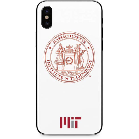 Massachusetts Institute of Technology MIT White Logo iPhone XS Skin