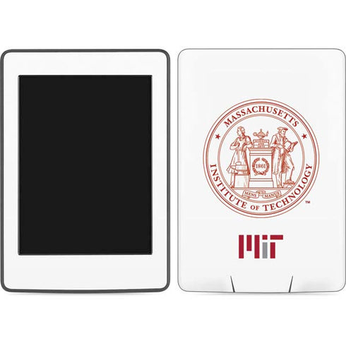 Massachusetts Institute of Technology MIT White Logo Amazon Kindle Skin