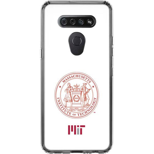 Massachusetts Institute of Technology MIT White Logo LG K51/Q51 Clear Case
