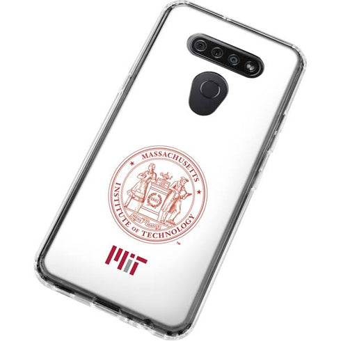 Massachusetts Institute of Technology MIT White Logo LG K51/Q51 Clear Case