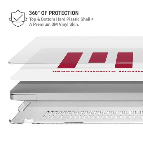 Massachusetts Institute of Technology MIT White Logo MacBook Air 15in (2023-2025) Case plus Skin