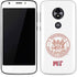 Massachusetts Institute of Technology MIT White Logo Moto E5 Play Skin
