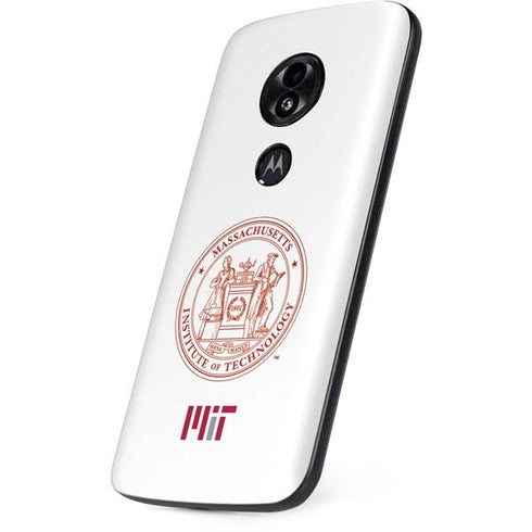 Massachusetts Institute of Technology MIT White Logo Moto E5 Play Skin