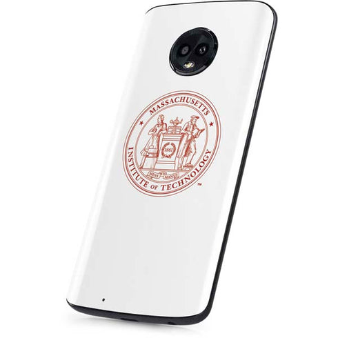Massachusetts Institute of Technology MIT White Logo Moto G6 Skin