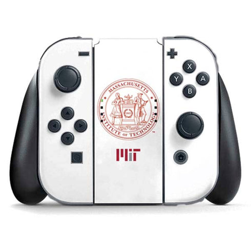 Massachusetts Institute of Technology MIT White Logo Nintendo Switch (2017-2021) Joy-Con Controller Skin