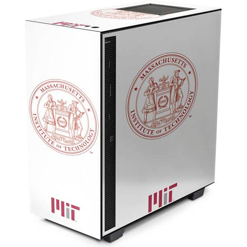 Massachusetts Institute of Technology MIT White Logo NZXT H510 Compact ATX Mid-Tower Case Skin