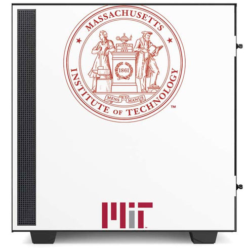 Massachusetts Institute of Technology MIT White Logo NZXT H510 Compact ATX Mid-Tower Case Skin