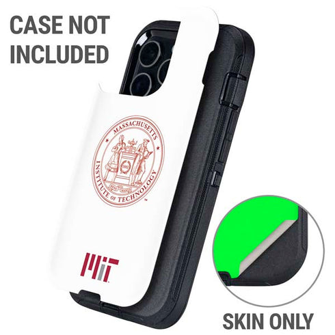 Massachusetts Institute of Technology MIT White Logo Otterbox Defender iPhone Skin