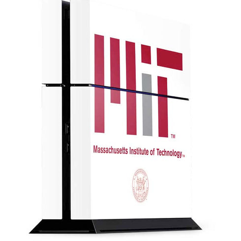 Massachusetts Institute of Technology MIT White Logo PS4 Console Skin