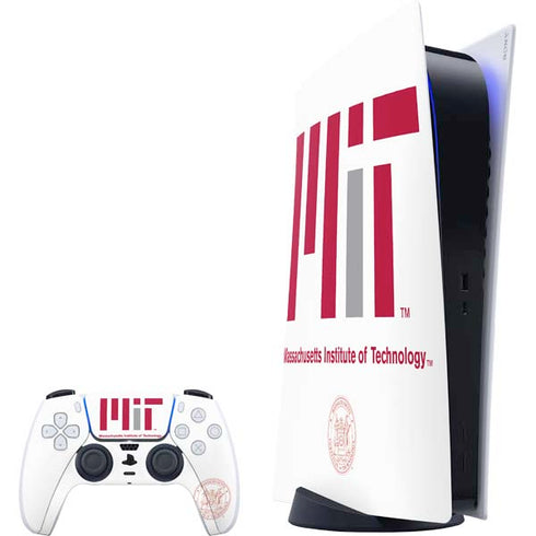 Massachusetts Institute of Technology MIT White Logo PS5 Digital Edition Bundle Skin