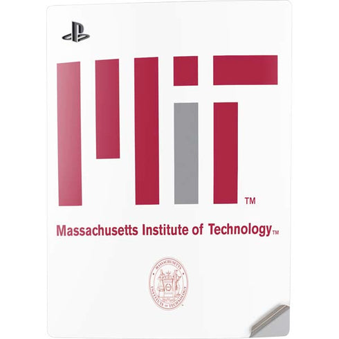 Massachusetts Institute of Technology MIT White Logo PS5 Digital Edition Console Skin