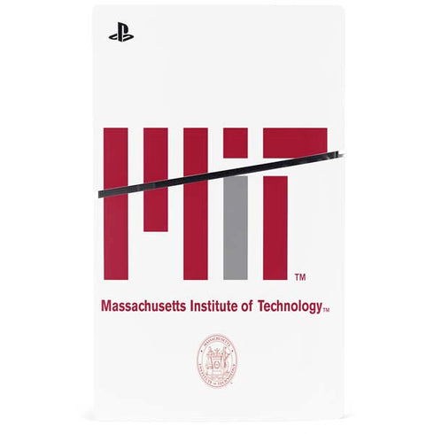 Massachusetts Institute of Technology MIT White Logo PS5 Slim Disk Console Skin