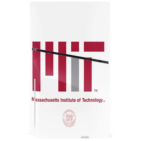 Massachusetts Institute of Technology MIT White Logo PS5 Slim Disk Console Skin