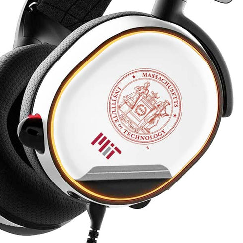 Massachusetts Institute of Technology MIT White Logo SteelSeries Arctis 5 Skin