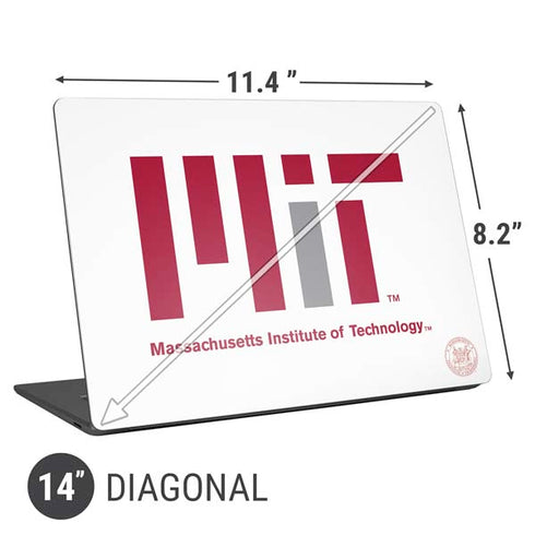 Massachusetts Institute of Technology MIT White Logo Universal Laptop 14in (11.4 x 8.2in) Skin