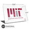 Massachusetts Institute of Technology MIT White Logo Universal Laptop 16.6in (13.4 x 9.7in) Skin