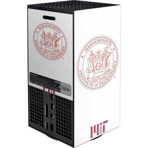 Massachusetts Institute of Technology MIT White Logo Xbox Series X Console Skin