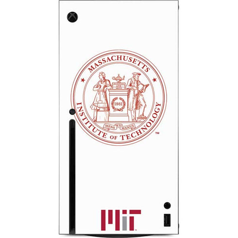 Massachusetts Institute of Technology MIT White Logo Xbox Series X Console Skin